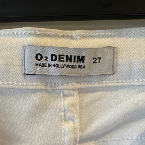 O2 Denim - White Flared Jeans - Picture 2 of 3